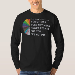 Gelijke rechten voor anderen betekenen niet minder t-shirt
