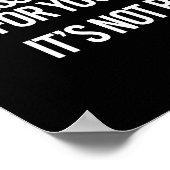 Gelijke rechten zijn geen Pie - - ProScience - wit Poster (Hoek)