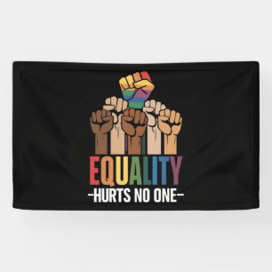 Gelijkheid Doet Niemand Kwijt LGBTQ Pride Mensenre Spandoek