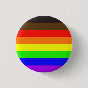 Gelijkheid en trots ronde button 3,2 cm