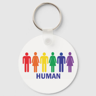 GELIJKHEID HOMORECHTEN REGENBOOG SLEUTELHANGER