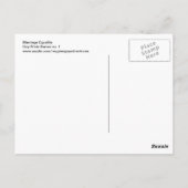 Gelijkheid huwelijk briefkaart (Achterkant)