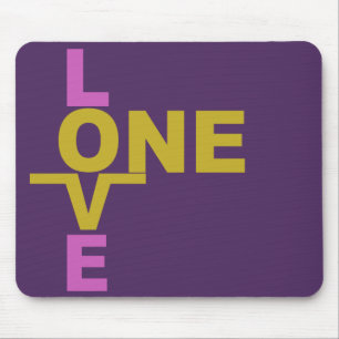 Gelijkheid huwelijk/één-liefdesdouane-mousepad muismat