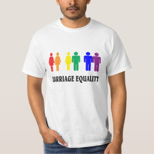 Gelijkheid huwelijk. LGBT. T-shirt
