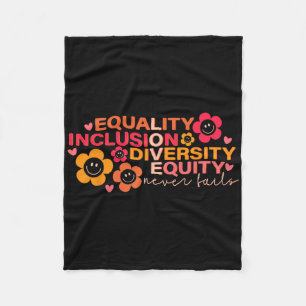 Gelijkheid Inclusie Diversiteit Gelijkheid Puzzel Fleece Deken