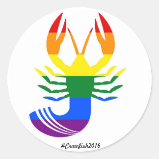 Gelijkheid Langoesten Ronde Sticker