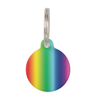Gelijkheid lgbtq regenboog gay pride vlag kleuren huisdierpenning