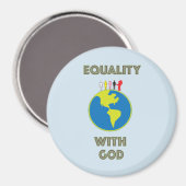 "Gelijkheid met God" magneet (Voorkant / Achterkant)