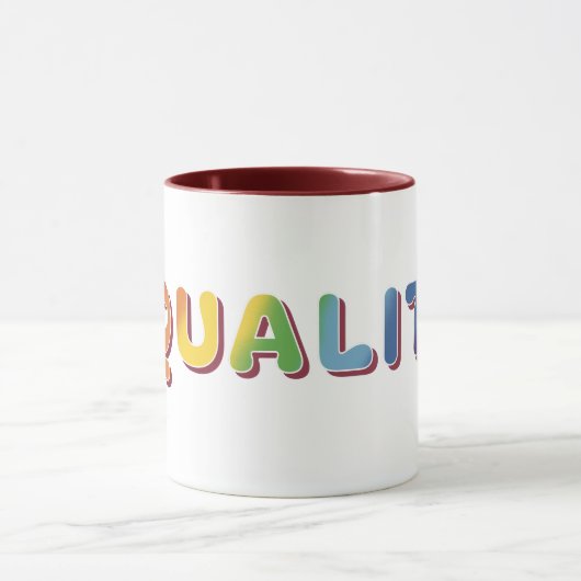 Gelijkheid Mok (Midden)