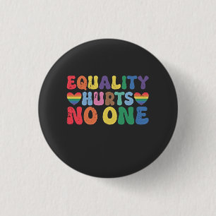 Gelijkheid schaadt niemand LGBT-mensenrechten Ronde Button 3,2 Cm