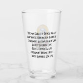 Gelijkheid - Sterk vrouwelijk Collectie Glas (Achterkant)