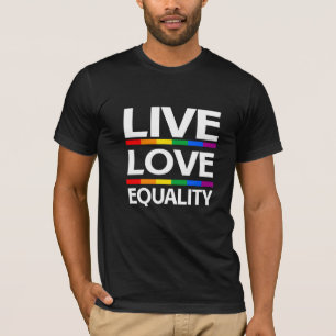 Gelijkheid van levende liefdes t-shirt