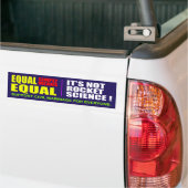 Gelijkheid voor alle bumperdrager bumpersticker (Op Truck)