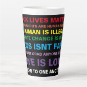 gelijkheid zwart leven is een primordiale mok (Voorkant)