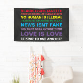 gelijkheid zwarte levens zijn pride vinylbanner spandoek (Insitu)