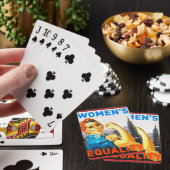 Gelijkheidskaarten voor vrouwen pokerkaarten (Insitu)