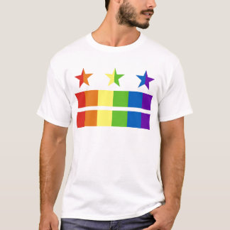 gelijkstroomregenboog t-shirt