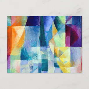 Gelijktijdige ramen van Robert Delaunay Briefkaart