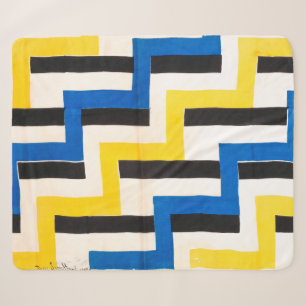 Gelijktijdige Stof Sonia Delaunay Sherpa Deken