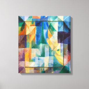 Gelijktijdige Windows Robert Delaunay Canvas Afdruk