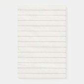 Gelijnde post het merkt op post-it® notes (Voorkant)