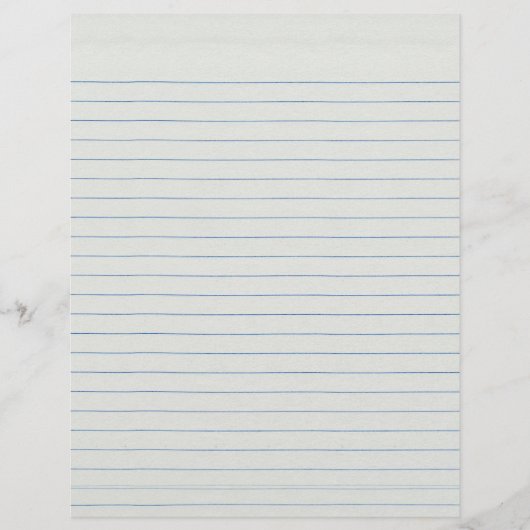 Gelijnde Schoolpapier Achtergrond Flyer (Voorkant)