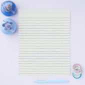 Gelijnde Schoolpapier Achtergrond Flyer (Enkel)