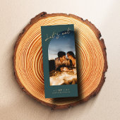 Gelimiteerde spar moderne boog foto elegante bruil menu