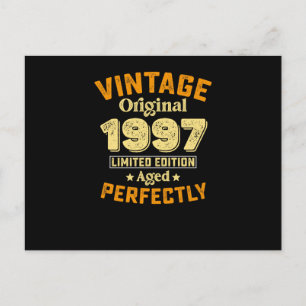 Gelimiteerde Vintage Oorspronkelijke 1997 Verouder Briefkaart