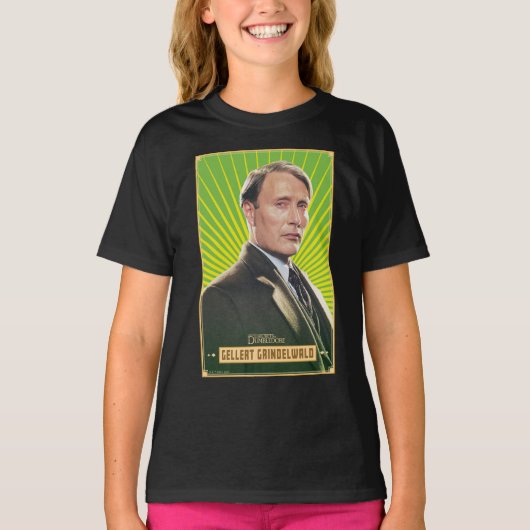 Gellert Grindelwald Character Graphic T-shirt (Voorkant)