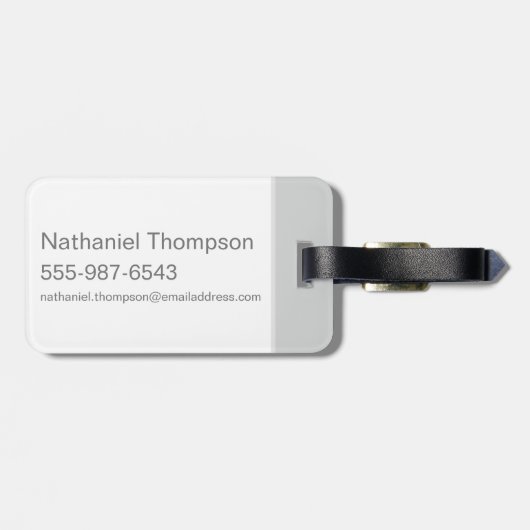 GELLERT GRINDELWALD™ en Barebone-Cartoon Bagagelabel (Achterkant horizontaal)