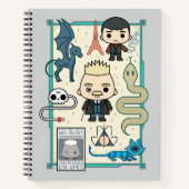GELLERT GRINDELWALD™ en Barebone-Cartoon Notitieboek (Voorkant)