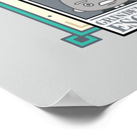 GELLERT GRINDELWALD™ en Barebone-Cartoon Poster (Hoek)