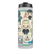 GELLERT GRINDELWALD™ en Barebone-Cartoon Thermosbeker (Voorkant)