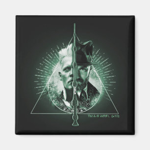 GELLERT GRINDELWALD™ tegenover Dumbledore Magneet