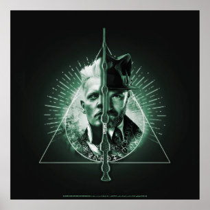 GELLERT GRINDELWALD™ tegenover Dumbledore Poster