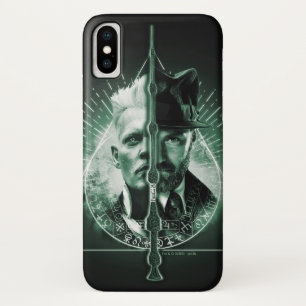 GELLERT GRINDELWALD™ versus Dumbledore iPhone X Hoesje