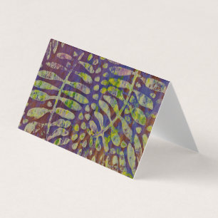 Gelli Print Stencil Abstracte kunst Kaart