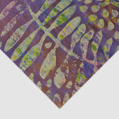 Gelli Print Stencil Abstracte Kunst Tissuepapier (Detail)