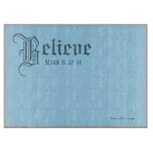 Geloof - 15"x 11"Glassnijplank