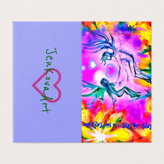 GELOOF <3 FAERIES MINI CARDS VISITEKAARTJES (Buitenkant ongevouwen)