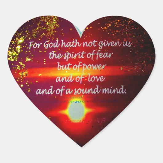 Geloof, Aanmoediging Christelijke Stickers (Voorkant)