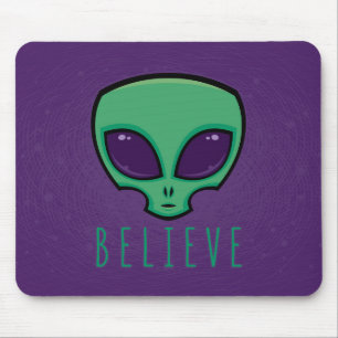 Geloof Alien Head Muismat