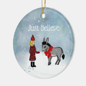 Geloof alleen maar het Ornament voor kerstfeestdag (Links)