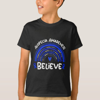 Geloof Alopecia Bewustzijn Maand Alopecia T-shirt