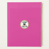 Geloof altijd in jezelf roze en goud planner (Achterkant)