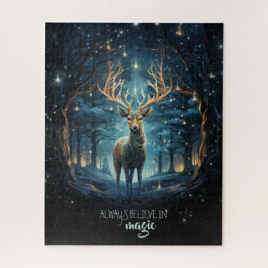 Geloof altijd in Magic Deer Puzzle Legpuzzel (Verticaal)