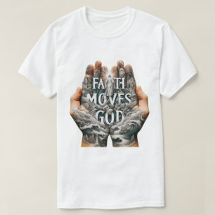 Geloof beweegt God T-shirt