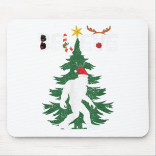 Geloof Bigfoot Sasquatch Yeti Kerstman Hoed Kerstm Muismat