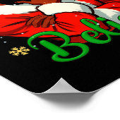 Geloof Black-Santa Claus Kerst Afro-Amerikaans Poster (Hoek)